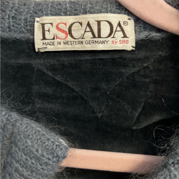 Vintage Escada Wool Open Front Cardigan - Picture 3 of 9